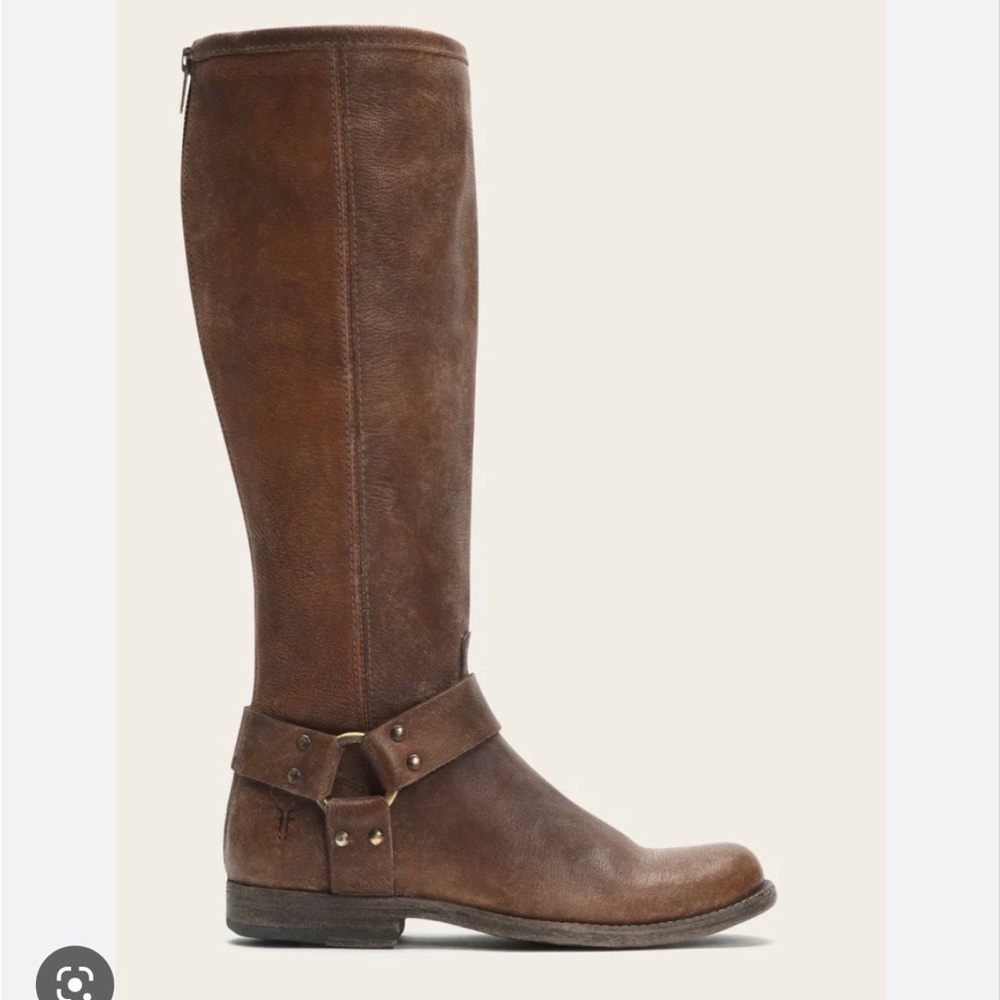 Pretty Phillip Harness Tall Riding Boot. FRYE.